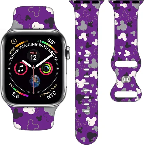 Miniatura 14 de Correa de Dibujos Animados Compatible con Apple Watch 38mm/40mm/41mm/42mm/44mm/45mm/46mm, Correas Lindas de Reemplazo para Apple Watch Series 10 9 8