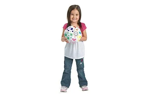 Miniatura 2 de Colorations® Decora tu propia pelota inflable de playa, juego de 12, manualidades para niños y actividades divertidas en el hogar, crea diseños