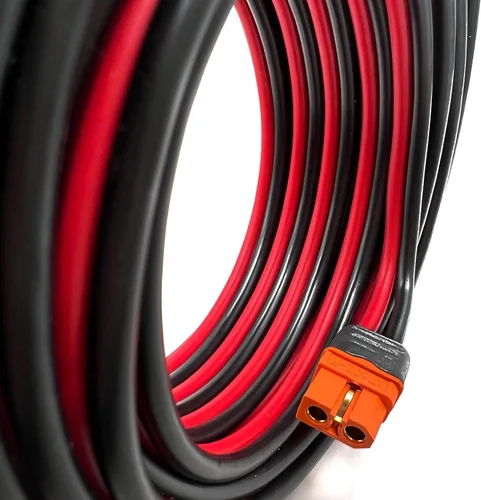Miniatura 5 de Cable de extensión solar a XT60i 10AWG XT60I-F 6mm2, cable solar compatible con estación de energía portátil de 9.8 ft (10 AWG 10 pies)