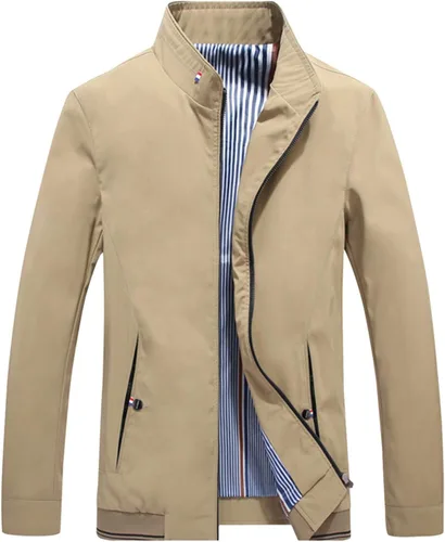 Miniatura 9 de HaoMay Men's Business Casual Full Zip Lightweight Outwear Jackets