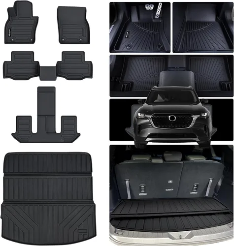 Miniatura 23 de Alfombrillas para Ford F-150 F150 SuperCrew/Crew Cab 2010-2014, forro de piso de ajuste personalizado todo clima de alta resistencia para accesorios