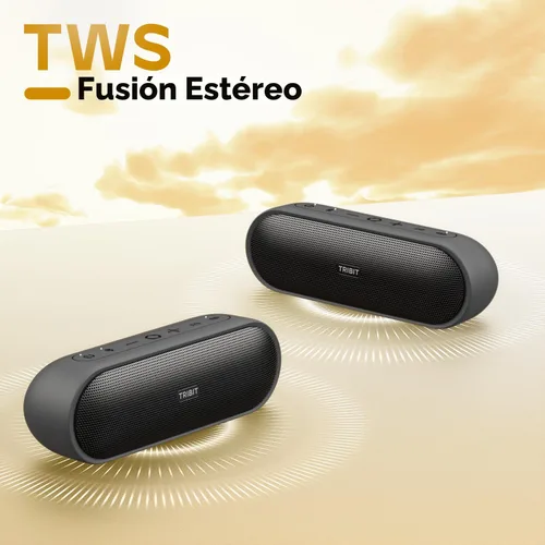Miniatura 4 de Tribit Altavoz Bluetooth portátil XSound Plus 2, altavoz inalámbrico de 30 W con XBass, resistente al agua IPX7, 24 horas de reproducción, sonido