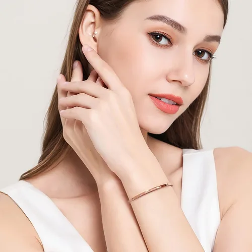 Miniatura 2 de INNERDIVA Pulsera de eslabones para mujer, pulsera de eslabones ajustable para mujer, aniversario, Navidad, cumpleaños, regalo para niña y esposa