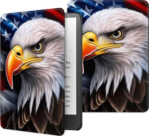 Miniatura 85 de Funda para Kindle básico de 6 pulgadas (11.ª generación), múltiples ángulos, piel sintética, delgada, con función de encendido y apagado automático