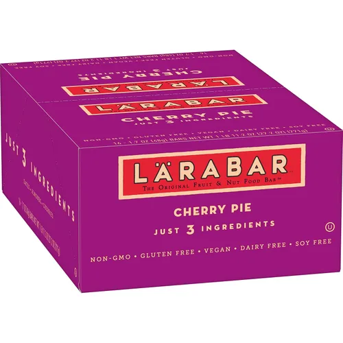 Miniatura 2 de Larabar, barra de frutas y nueces, pastel de cereza, sin gluten, vegano (16 barras) y barra sin gluten, pastel de manzana, vegano (16 barras)
