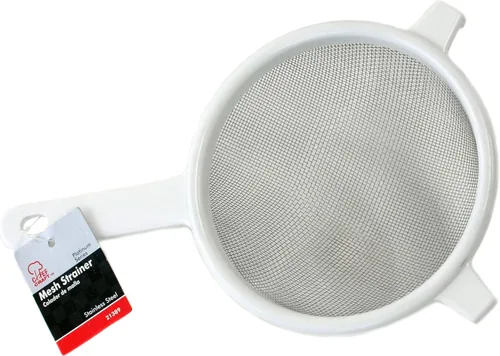 Miniatura 2 de Chef Craft Colador clásico de malla de acero inoxidable, 6 pulgadas, blanco