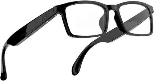 Lentes inteligentes, gafas Bluetooth con luz azul, micrófono y altavoces integrados, música de oído abierto y llamadas manos libres, compatibilidad
