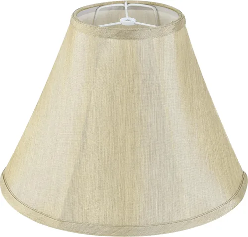 GO&SO Pantallas de Lámpara de Campana Dorado Champán - 6" Superior x 13" Inferior x 9.8" Alto (Spider) Pantalla de Lámpara Mediana de Repuesto -