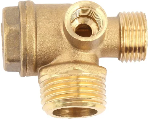 Miniatura 8 de Walfront Válvula de retención de latón para compresor de aire, herramienta de conector de tubo de válvula de retención del compresor de aire
