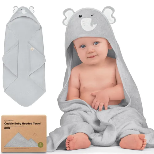 Miniatura 23 de KeaBabies Toalla de bebé con capucha para recién nacido, viscosa derivada de bambú, toallas de baño grandes con capucha para niños, niñas, niños
