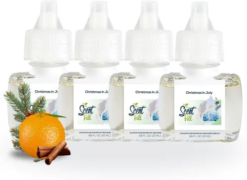 Miniatura 26 de Scent Fill Ambientador enchufable de sidra de manzana, 4 recambios de aceite perfumado