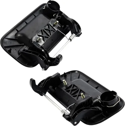 Miniatura 7 de Manija exterior de puerta trasera, compatible con Ford F150 F250 F350 F450 F550 Super Duty Explorer Lobo 2004-2016, Lincoln Mark LT, con orificio