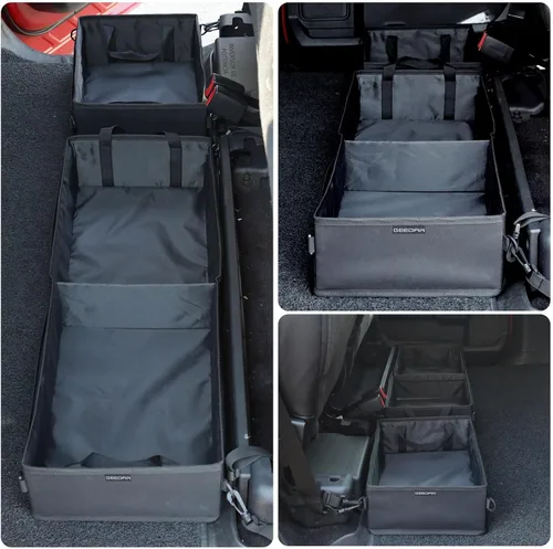 Miniatura 3 de GEEDAR Caja Organizadora de Herramientas para Asiento Bajo de Camioneta, Organizador de Almacenamiento Bajo Asiento para Ford F150 F250 F350, Chevy