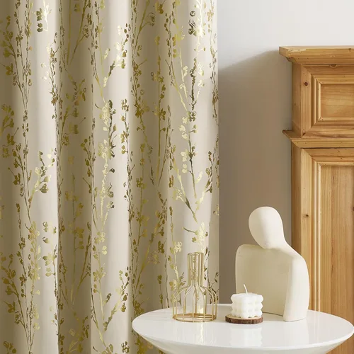 Miniatura 32 de NICETOWN Paneles de Cortinas Opacas para Dormitorio - Tratamiento de Ventanas con Aislamiento Térmico, Ojales Sólidos, Cortinas Opacas con Diseño