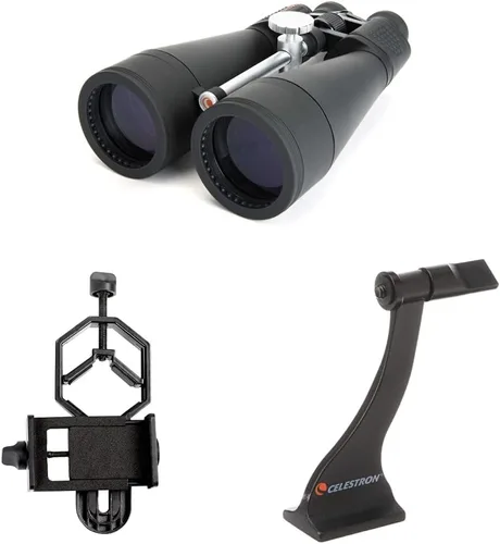 Miniatura 7 de Celestron SkyMaster 20X80 Astro Binoculares - Binoculares de astronomía con estuche de transporte de lujo - Binoculares potentes - Enfoque ultra