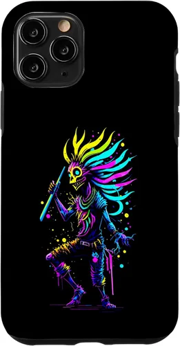 Miniatura 27 de iPhone 16 Dancing Kokopelli Mystical Abstract Illustration Case