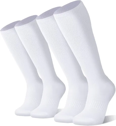 Miniatura 8 de FITRELL Paquete de 23 calcetines de béisbol y sóftbol para niños, jóvenes, hombres y mujeres, calcetines altos hasta la rodilla (varios colores)