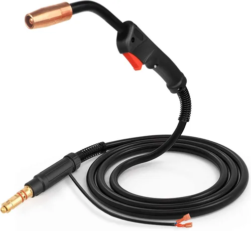 Miniatura 2 de Zinger MIG - Antorcha de pistola de soldadura 100Amp 10 pies de repuesto para Lincoln Magnum 100L K530-5 con 10 puntas de contacto de soldadura Mig