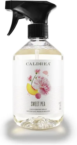 Miniatura 17 de Caldrea Limpiador en aerosol para encimeras multisuperficie, fabricado con extracto de proteína vegetal, aroma Neroli de sal marina, 16 onzas