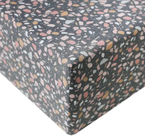 Miniatura 23 de Copper Pearl Sábanas de punto prémium para cuna de bebé para colchones estándar, transpirables y suaves, trucha