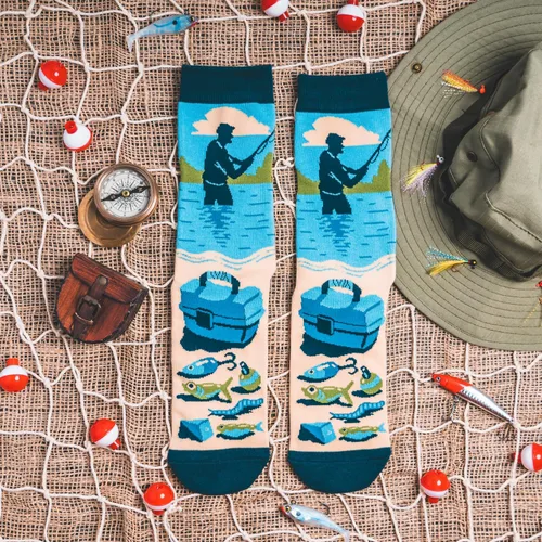 Miniatura 3 de Lavley Calcetines divertidos para amantes de las actividades al aire libre y más, regalos novedosos para hombres, mujeres y adolescentes