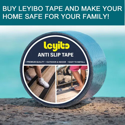 Miniatura 3 de Cinta antideslizante, cinta de agarre de 1 pulgada x 42 pies para escaleras al aire libre e interior, rollo antideslizante impermeable para peldaños