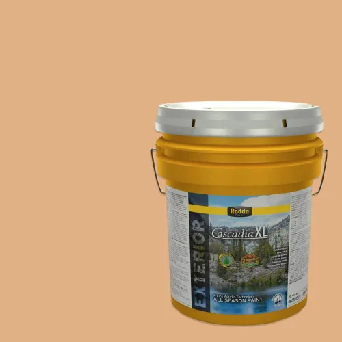 Miniatura 210 de Rodda Paint CASCADIA ZERO - Pintura plana e imprimación para interiores en uno, cuarto de galón, crema de ballet