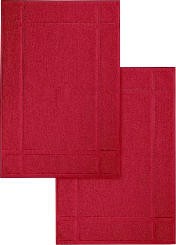Miniatura 30 de Ample Decor Alfombra de baño 100% algodón de 34 x 20 pulgadas, felpa gruesa de 1350 GSM, suave absorbente, certificado Oeko-Tex, construcción Beige