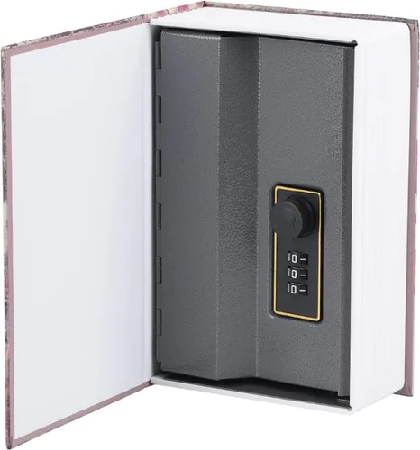 Miniatura 2 de Sonew Caja de libro secreta - Caja de efectivo oculta con bloqueo de contraseña, caja portátil para almacenar dinero, joyas, libro y pasaporte. ()