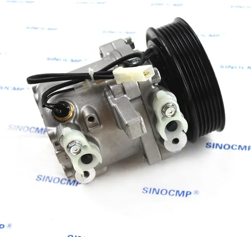 Miniatura 8 de Compresor de A/C 3P999-00620 SVO7E 6PK 12V, compresor de CA para tractor Kubota M135GX M126GXDTC M7, reemplazo 3P99900620 para M4N M6 M7 Series