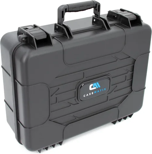 Miniatura 9 de CASEMATIX Funda de viaje para proyector de carcasa rígida compatible con proyectores Epson VS250 SVGA, VS350 XGA, VS355 WXGA con cable HDMI