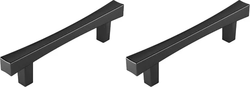 Miniatura 9 de Richelieu Hardware BP722796900 Westmount Collection - Tirador rectangular de transición de centro a centro, color negro mate, para cocina, baño