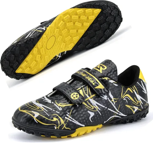Rhyme-Zeal KidsTurf - Zapatos de fútbol Coomfortable para niños y niñas