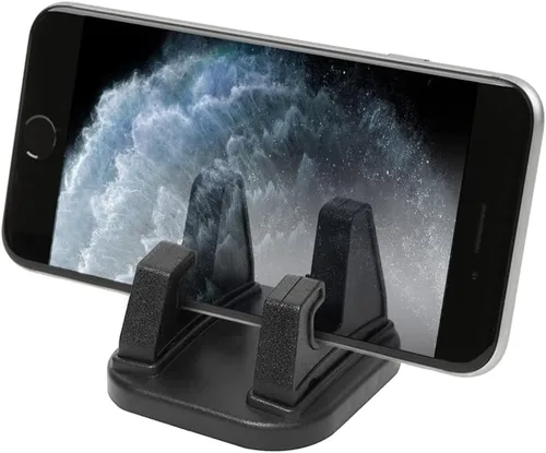 Miniatura 7 de Soporte para teléfono de coche, soporte de teléfono de silicona giratorio de 360° para salpicadero de coche con ranura para cable, compatible