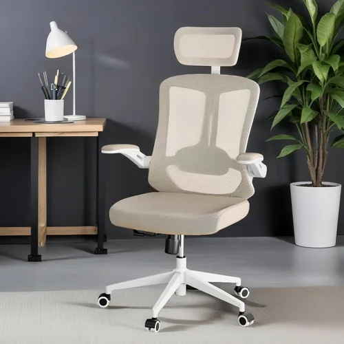 Miniatura 16 de Ergonomic Office Chair - 350LB Comfy Desk Chairs with Adjustable Lumbar Back and Support, Mesh Computer Chairs with Wheels and Arms for Home Office