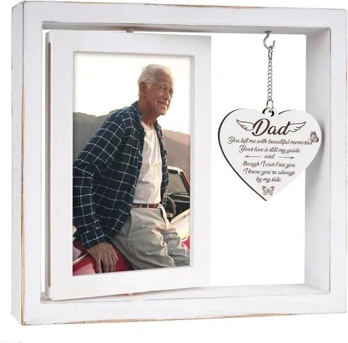 Miniatura 23 de Vetbuosa Regalos conmemorativos para la pérdida del abuelo, marco de fotos de condolencia, regalos de condolencia por pérdida del abuelo, regalo