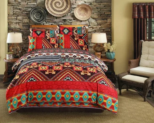 Miniatura 5 de Dodou - Juego de ropa de cama estilo bohemio, juego de funda de edredón bohemio, juego de ropa de cama de 2 piezas (individual)