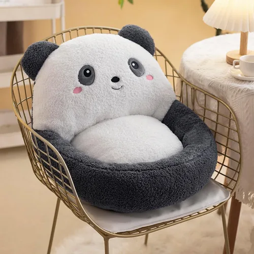 Miniatura 8 de Cojín nido de asiento trasero de dibujos animados, almohadilla para silla de oficina para interiores y exteriores, soporte copetudo para sentarse