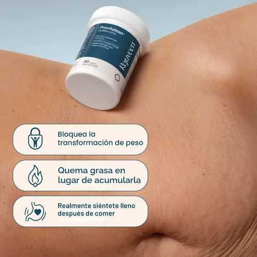 Miniatura 3 de Provitalean Combustible Metabólico para Mujer Silencia los Antojos de Grasa Abdominal y Cintura Resistente Probiótico B420, Morosil, Cromo