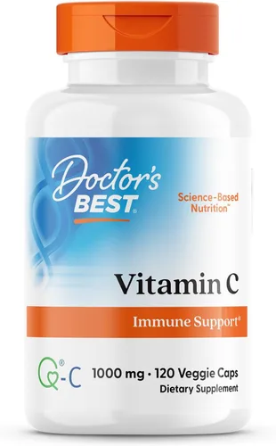 Miniatura 8 de Doctor's Best Vitamina C con Q-C, apoyo inmunológico, sin OMG, sin gluten, sin soja, vegano 360 cápsulas vegetarianas