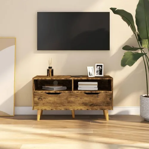 Miniatura 13 de TV Stand, Television Stands Media Console Entertainment Center Console Table Suitable for Living Room Home Office Bedroom Lounge High Gloss Black