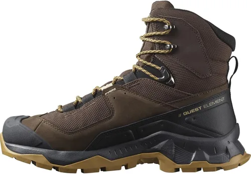 Miniatura 7 de Salomon Botas de senderismo QUEST ELEMENT GORE-TEX de cuero para hombre, Gris