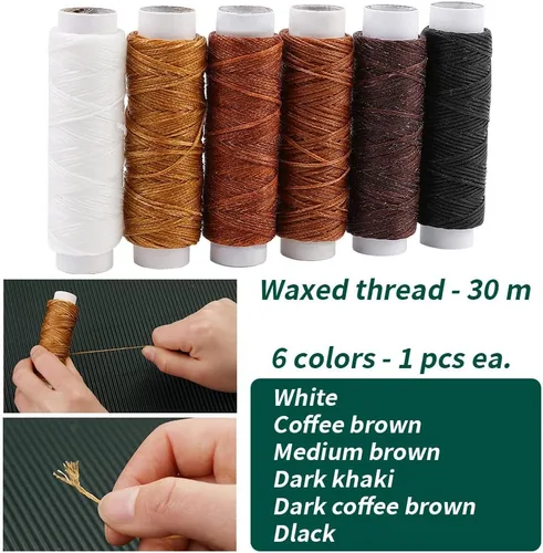 Miniatura 3 de WONVOC Kit de encuadernación de libros, kit de fabricación de libros, herramienta de carpeta de huesos para manualidades de papel, herramienta