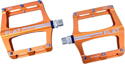 Miniatura 9 de UPANBIKE Pedales de rodamiento de bicicleta de montaña 9/16 '' huso de aleación de aluminio plataforma plana para bicicleta de carretera BMX MTB