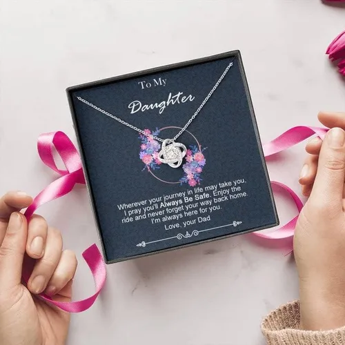 Miniatura 5 de Daughter Necklaces From Dad Gifts For Daughter From Father - To My Daughter Gifts From Dad - Daughter Gifts Daughter Jewelry For Christmas