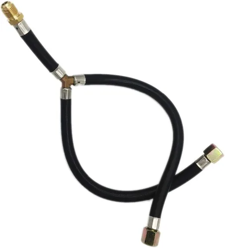 METER STAR 3/8 "Flare Gas Barbacoa Grill Conexión Manguera Flexible Manguera Baja Presión Y Splitter Manguera Montaje Piezas Tubo de Entrada para