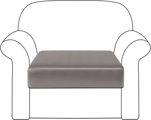 Miniatura 16 de Funda de cojín elástica para sofá, funda de cojín de punto para asiento de caravana, protector de muebles reversible en sala de estar