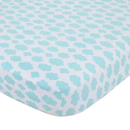 Miniatura 3 de CARTERS - Juego de ropa de cama de 4 piezas con diseño de unicornio arcoíris, rosa, aguamarina, blanco