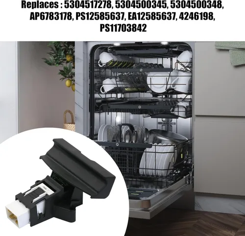 Miniatura 7 de 5304517280 El pestillo es para Frigidaire 5304517278 Pestillo de puerta de lavavajillas Kenmore Lavavajillas AP6783178 5304517278, 5304500345