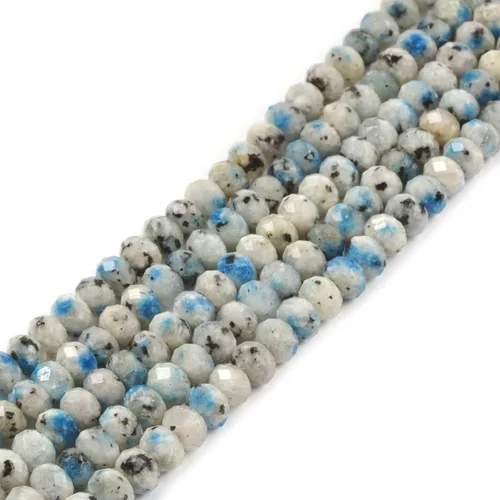 Miniatura 41 de 7 chakras piedras preciosas de 0.236 in de piedras preciosas facetadas Rondelle sueltas cuentas para hacer joyas DIY cuentas de 16 pulgadas